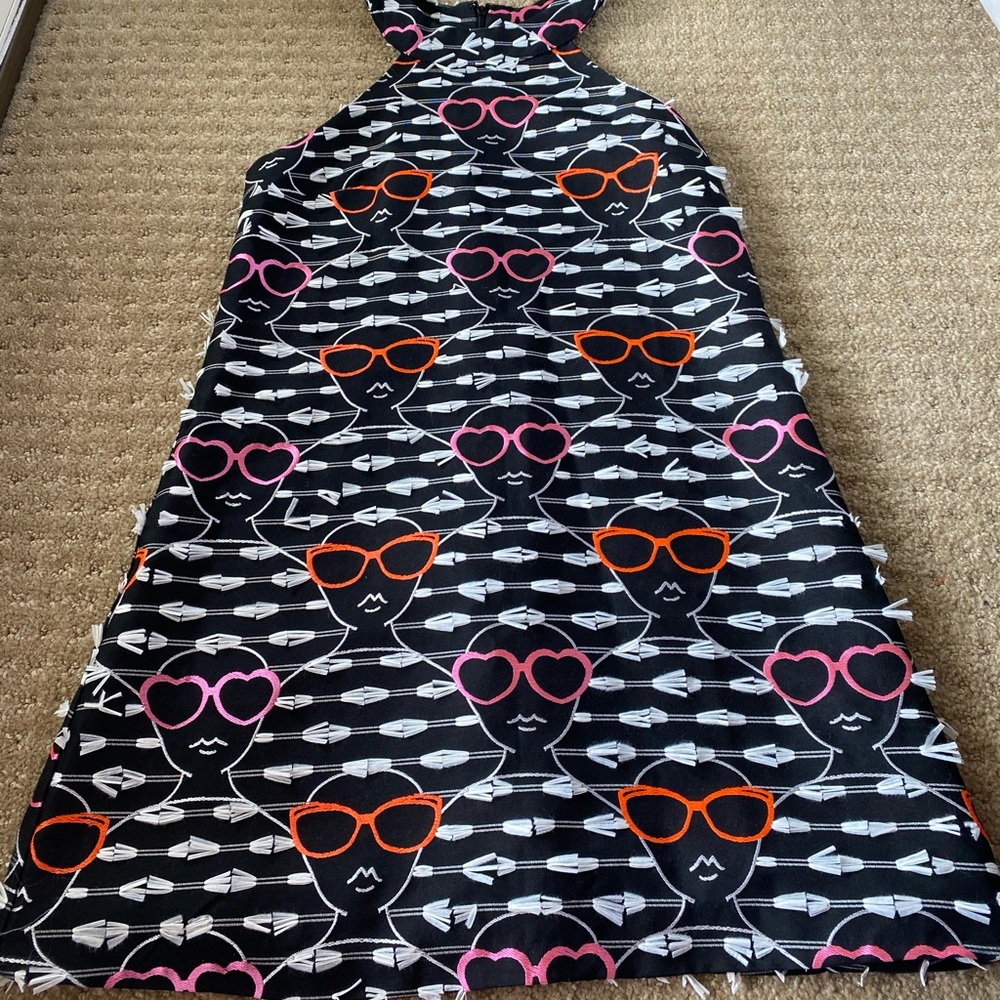 Anthropologie black mini dress